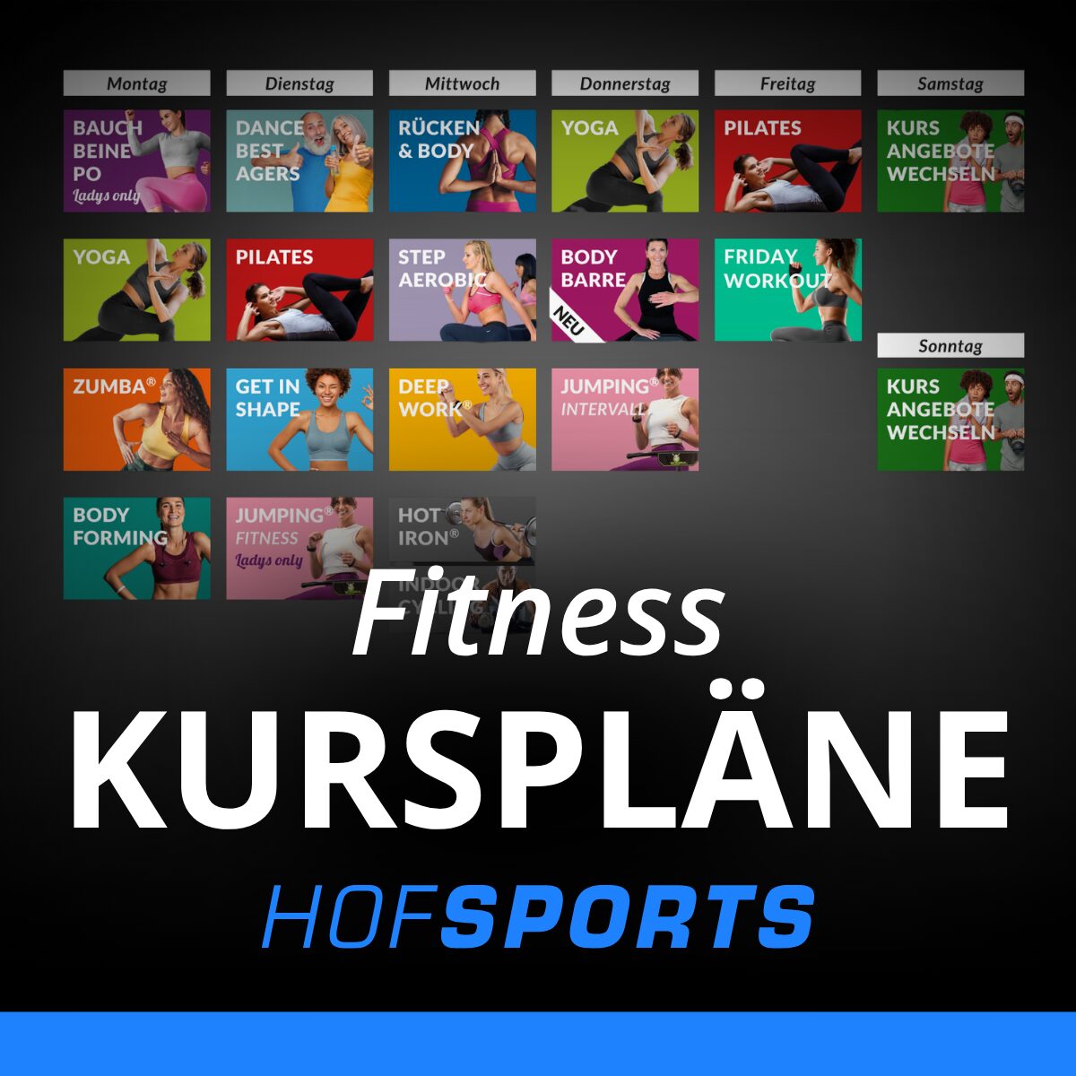 DOMINIKS Kurspläne HofSports Lady-Sports