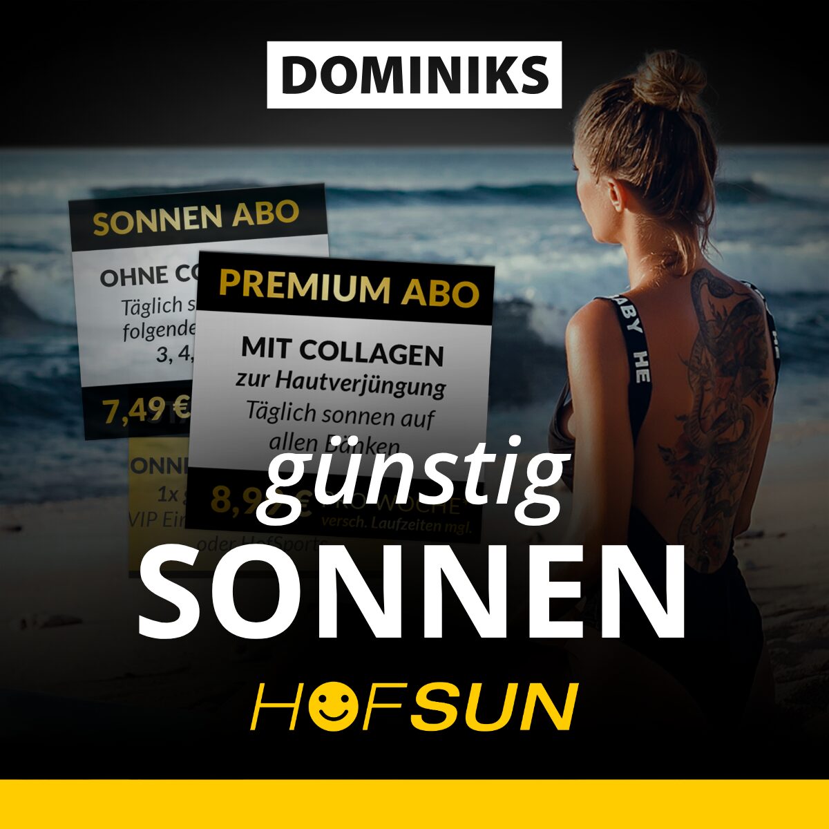 DOMINIKS HofSun - Sonnenstudio in Hof - Abo Tarife